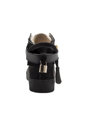 Tenis En Cuero Argentino Negro King Pieces Argento 4