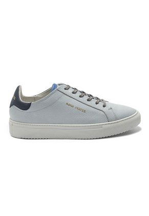 Tenis En Cuero Argentino Liso Celeste X Azul Rey King Pieces Rayden
