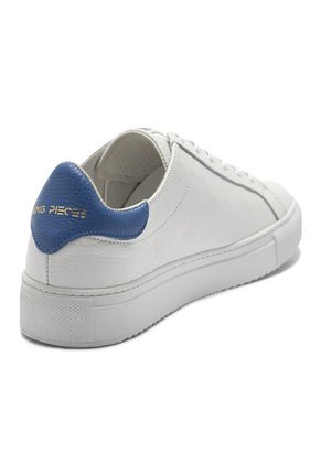 Tenis En Cuero Argentino Blanco X Azul King Pieces Rayden 4
