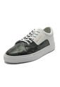 Tenis En Cuero Argentino Liso Blanco X Camuflado King Pieces Ryo de King pieces