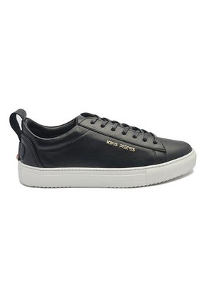 Tenis En Cuero Argentino Liso Negro King Pieces Buchem 4