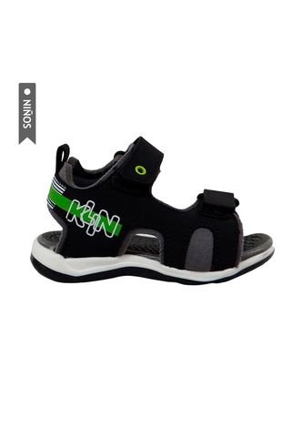 Sandalias Klin Line Play Para Niños-Negro Klin