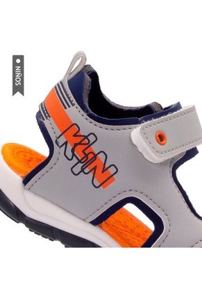 Sandalias Klin Line Play Para Niños-Gris