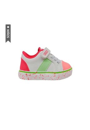 Tenis Klin Candy Pipoca Para Niños-Blanco/Rosa