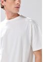 KOAJ Camiseta Manga Corta Crema En Algodón Cuello Redondo de Koaj