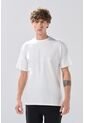 KOAJ Camiseta Manga Corta Crema En Algodón Cuello Redondo de Koaj