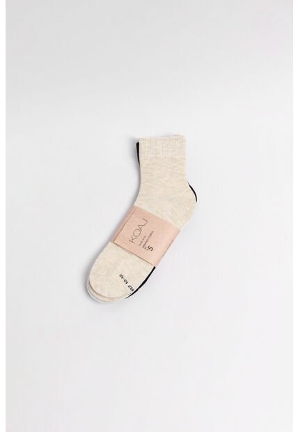 KOAJ Paquete De Medias Cortas Unicolores X5 Con Elástico