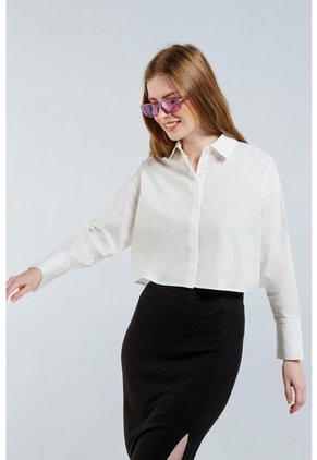 KOAJ BLUSA KOAJ CAMISERO CROP ML 4039