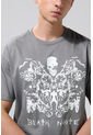 KOAJ CAMISETA MANGA LARGA CORTA GRIS DISEÑO DE DEATH NOTE de Koaj