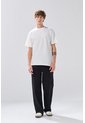 KOAJ Camiseta Manga Corta Crema En Algodón Cuello Redondo de Koaj