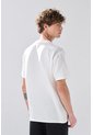 KOAJ Camiseta Manga Corta Crema En Algodón Cuello Redondo de Koaj