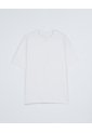 KOAJ Camiseta Manga Corta Crema En Algodón Cuello Redondo de Koaj