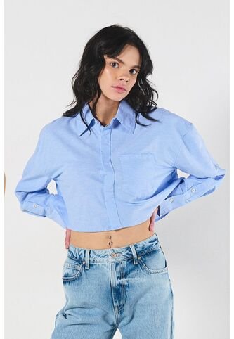 BLUSA KOAJ CAMISERA CROP ML 9767 4/24 Koaj