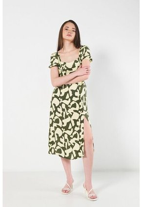 VESTIDO KOAJ ABERTURA Y LAZO 11219 3/24