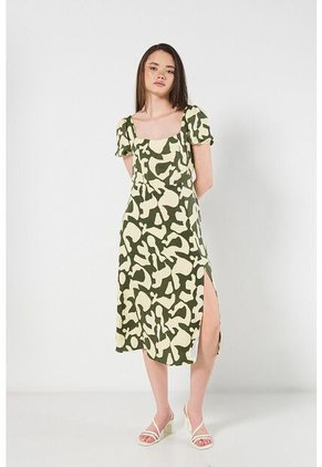 VESTIDO KOAJ ABERTURA Y LAZO 11219 3/24