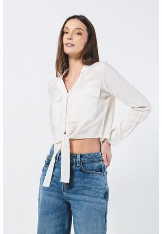 BLUSA KOAJ CUELL CAMISERO CROP 6032 3/24 Koaj