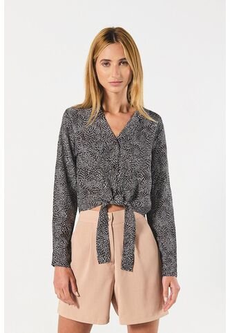 BLUSA KOAJ CUELL CAMISERO CROP 6035 3/24 Koaj