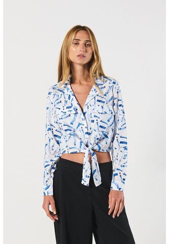 BLUSA KOAJ CUELL CAMISERO CROP 6035 3/24 Koaj