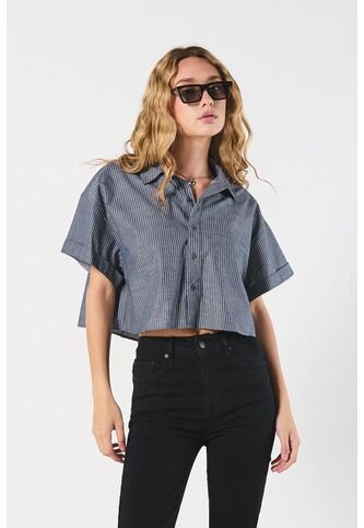 BLUSA KOAJ CAMISERA CROP MC 15181 4/24 Koaj