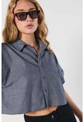 BLUSA KOAJ CAMISERA CROP MC 15181 4/24