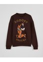 KOAJ Buzo Café Oscuro Cuello Redondo Oversize De Scooby-Doo de Koaj