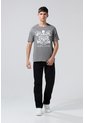 KOAJ CAMISETA MANGA LARGA CORTA GRIS DISEÑO DE DEATH NOTE de Koaj