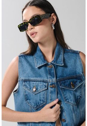 CHALECO KOAJ JEAN CROPPED  20597 M 1/25