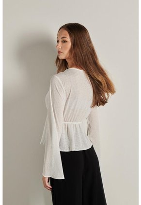 KOAJ BLUSA KOAJ ESCOTE V MG CAMPANA 4951 1/24