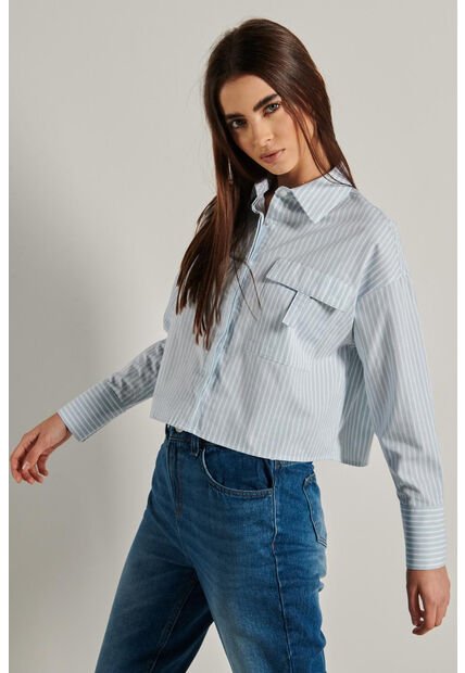 KOAJ BLUSA KOAJ CROP TIRA Y BOLSILLO 5504 1-2