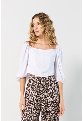 BLUSA KOAJ CROP MNG AGLOBADA 8697 2/24 Koaj