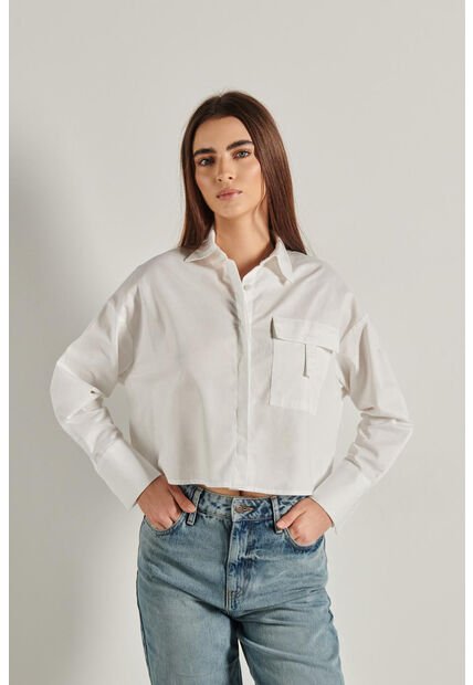 KOAJ BLUSA KOAJ CROP TIRA Y BOLSILLO 6365 1/2