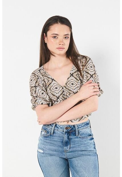 BLUSA KOAJ MANGA AGLOBADA 10465 3/24