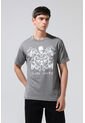KOAJ CAMISETA MANGA LARGA CORTA GRIS DISEÑO DE DEATH NOTE de Koaj