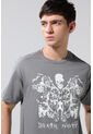 KOAJ CAMISETA MANGA LARGA CORTA GRIS DISEÑO DE DEATH NOTE de Koaj