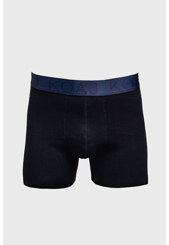 KOAJ Bóxer Midway Brief-largo Azul Con Cintura Estampada Koaj