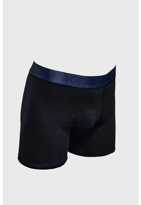 KOAJ Bóxer Midway Brief-largo Azul Con Cintura Estampada