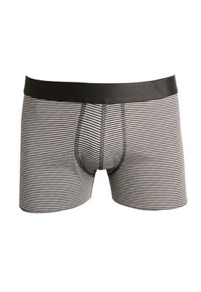 KOAJ Bóxer Trunk-corto Gris Claro A Rayas Con Tiro Bajo