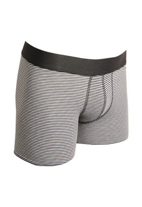 KOAJ Bóxer Trunk-corto Gris Claro A Rayas Con Tiro Bajo