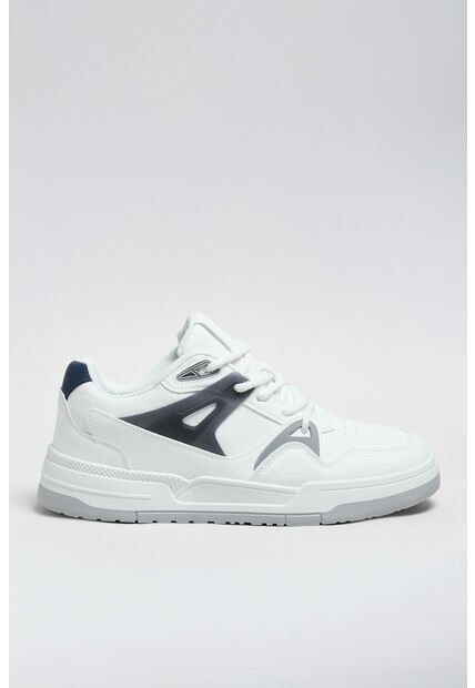 KOAJ Zapatillas Suela Skate, En Contraste De Materiales.