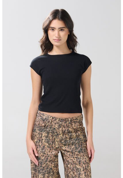 KOAJ Jean Kaki Medio Palazzo Con Estampados De Animal Print