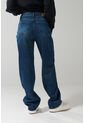 KOAJ Jean Azul Oscuro Tiro Alto 90´S Con Bota Recta Y Bolsillos de Koaj