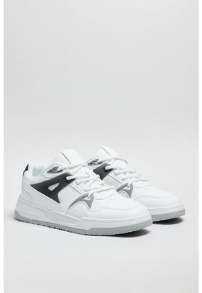 KOAJ Zapatillas Suela Skate, En Contraste De Materiales.