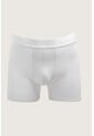 KOAJ Bóxer Blanco Tipo Midway Brief-largo Con Cintura Elástica de Koaj