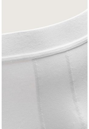 KOAJ Bóxer Blanco Tipo Midway Brief-largo Con Cintura Elástica