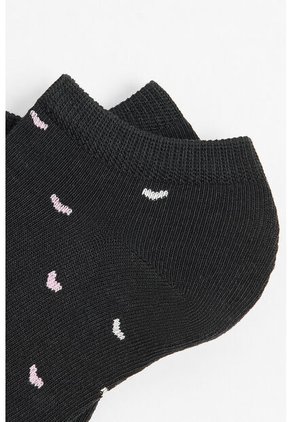 KOAJ Medias Azules Intensas Tobilleras Con Diseños De Corazones