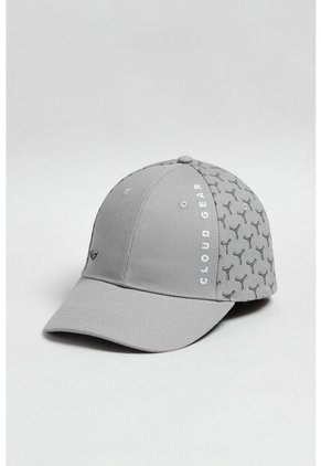 KOAJ Gorra Beisbolera En Color Azul, Con Refuerzo, Cierre Trabilla Y Aplique Bordado "Aerowear".