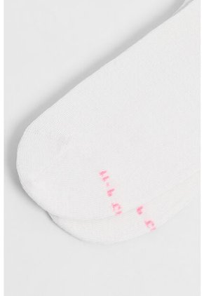 KOAJ Medias Cortas Cremas Con Rayas De Animal Print