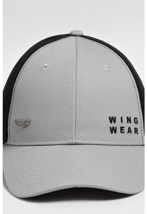 KOAJ Gorra Beisbolera En Color Azul, Con Refuerzo, Cierre Trabilla Y Aplique Bordado "Aerowear".