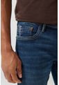 Jean Skinny Tiro Bajo Azul Oscuro Ajustado Con Bolsillos de Koaj