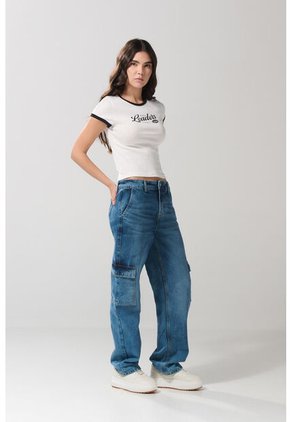 PANTALON KOAJ JEAN CARGO M 22406 1/25